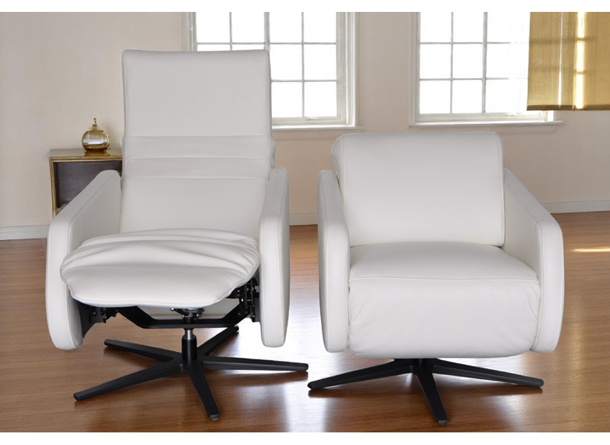 Aneta relaxfauteuil wit (2 stuks beschikbaar) 