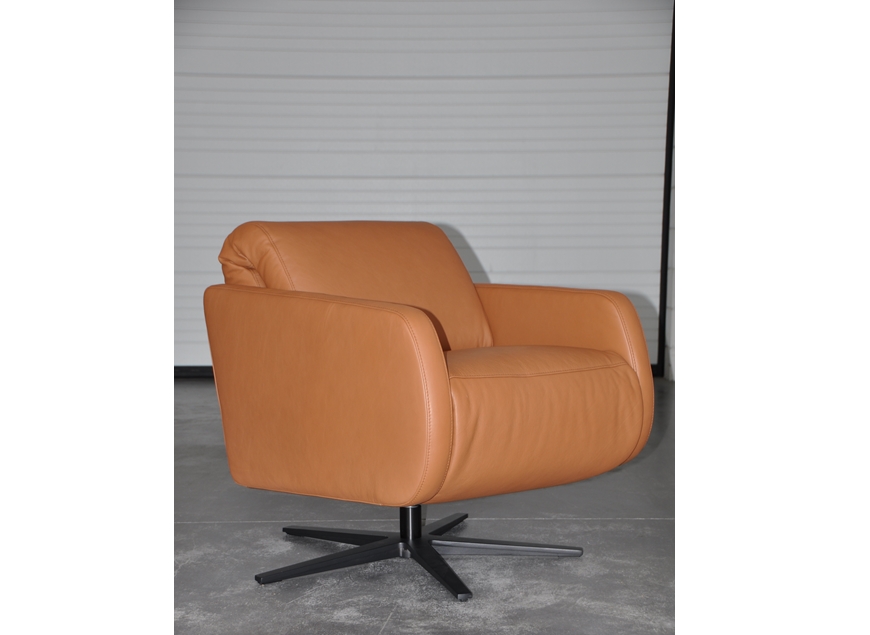 Aneta relaxfauteuil cognac