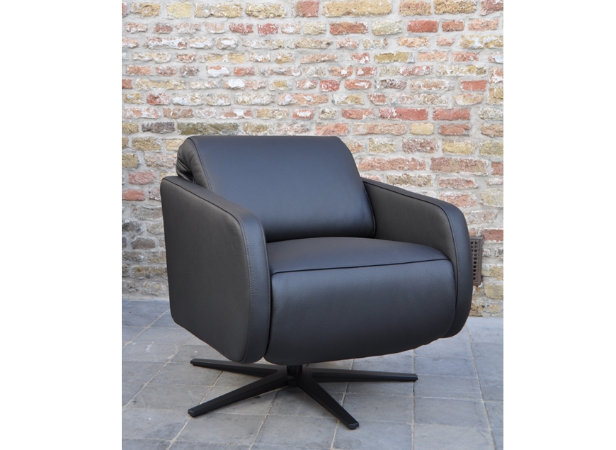 Aneta relaxfauteuil zwart