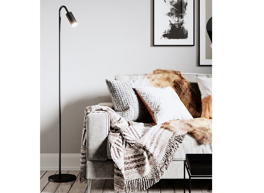 Vloerlamp Curve (leeslamp)